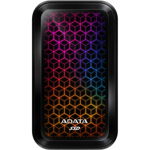 Adata SSD extern ADATA SE770G 512GB, USB 3.2 Gen 2 Type-C, Iluminare RGB