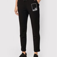 LOVE MOSCHINO Pantaloni trening W155607E 2374 Negru Regular Fit