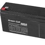 Acumulator stationar AGM 12V 2.3Ah VRLA plum acid baterie fara mentenanta jucarii sisteme de alarma Green Cell, Green Cell