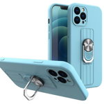Husa Protectie Spate Star cu inel, pentru APPLE Iphone 11 (Albastru)