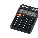 Eleven Calculator Eleven Calculator LC110NR, negru, dimensiune de buzunar, 8 cifre, Eleven