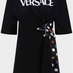 Versace Dua Lipa x Versace T-Shirt NERO+MULTICOLOR, Versace