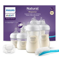 Philips Avent Set nou-născut PHILIPS AVENT SCD838/11, 4 biberoane, 1 perie, 1 suzetă ultra soft 0-6 luni