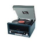 Pick-UP MUSE MT-112NB, Bluetooth Vintage Collection, Radio FM, CD, CD-R/RW, MP3, USB, Albastru
