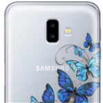 Protectie Spate Lemontti Art Butterflies LEMHSPJ6PBT pentru Samsung Galaxy J6 Plus (Multicolor), Lemontti
