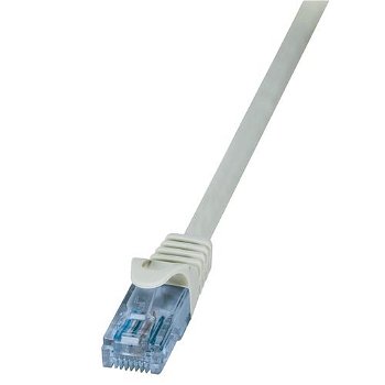 Cablu de retea Logilink Cat.6A 10GE Home U/UTP EconLine, gri, 0,25m, LogiLink