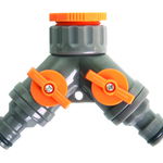 Mufa conector furtun 2 cai cu stop, Top Garden, 1/2"-3/4", Plastic tip ABS