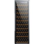 Racitor de vinuri VORTEX VWC49SBK01G, 214 sticle, H 180 cm, Clasa G, negru