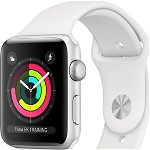 Apple Watch Series 3 38mm, MTEY2MP/A, White Sport Band, silver