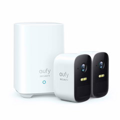 Kit supraveghere video eufyCam 2C Security wireless, HD 1080p, IP67, Nightvision, 2 camere video, eufy