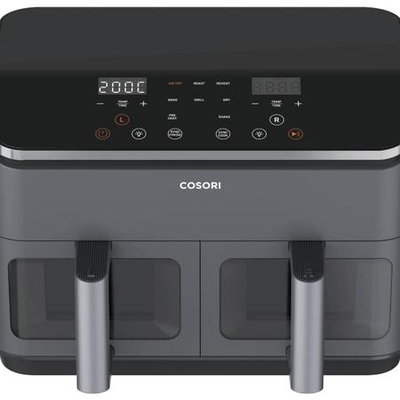 Friteuză cu aer cald Cosori Dual Zone CAF-R901-AEU, 8,5 l, negru, Cosori