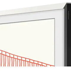 Rama Alb stil modern pentru TV Samsung The Frame 55LS03