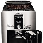 Espressor automat Krups EA82FE Quatro Force, 1450 W, 15 bari, 1.7 L, functie OneTouch, accesoriu pentru lapte, Argintiu