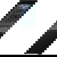 LG Combina frigorifica LG GBG5160CEV, 349 l, No Frost, Insta View, Compresor Smart Inverter, Wi-Fi, Door Cooling+, Clasa C, H 186 cm, Negru, LG