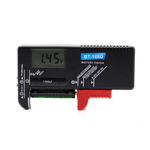 Tester pentru baterii MRG M-BT-168D, Digital, Intre 1.5 si 9V, Negru cu rosu, 