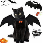 Costum de Halloween pentru animalul de companie DAZZTIME, pasla, negru, 48 x 20 cm