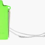 AMBUSH Chain Necklace With Lighter Case Pendant Green, AMBUSH