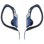 Casti Audio Sport In Ear Panasonic RP-HS34E-A, Cu fir, Albastru