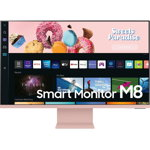 S32BM80PUU Smart M8 32, Ultra HD (3840 x 2160), Wi-Fi, Bluetooth, Boxe, Roz, Samsung