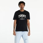 Tommy Jeans Varsity Logo T-Shirt Black, Tommy Hilfiger