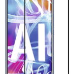 Folie Protectie Sticla Securizata Full Body 3D MB3DMATE2OLITEBK pentru Huawei Mate 20 Lite (Transparent/Negru)