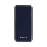 Baterie externa Tellur Slim 10000 mAh, 1x USB, 1x USB-C, 2A, Blue
