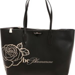 Be Blumarine Logo Print Shopper Bag In Nude Color E17ZBB01 71708 427 Culoarea Pink BM8345184