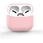 Carcasa Silicone Soft Case C compatibila cu Apple AirPods 1/2 Pink