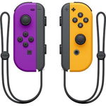 Controler Consola Joy-Con Set 2 Bucati Bluetooth Control Miscare Vibratie Violet Neon/Portocaliu Neon, Nintendo