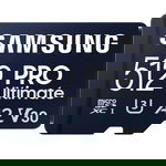Card de Memorie Micro Secure Digital Card Samsung Pro Ultimate, 512GB, MB-MY128SA/WW, Clasa 10, pana la 200MB/S, cu adaptor, SAMSUNG
