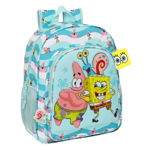 Rucsac scoala clasa I -III Sponge Bob sTAY Positive, 