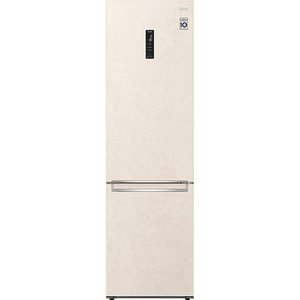 Combina frigorifica LG GBB62SEHMN, No Frost, 384 l, H 203 cm, Clasa E, bej