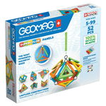 Joc de constructie magnetic Geomag Supercolor, 52 piese, Geomag