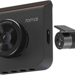 Camera auto DVR Duala Xiaomi 70mai A400 Gray QHD 1440p, IPS 2.0", 145 FOV, Night Vision,Wi-Fi, Camera spate Xiaomi 70mai MiDrive RC09, full HD la 30 fps, unghi vizualizare 130°