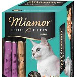MIAMOR FILETS Mini Pachet plicuri pisici, Pui, Ton/Crab, Ton/Somon, Ton 8x50g, Miamor