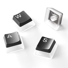 Set taste SteelSeries PrismCaps Black US Negru