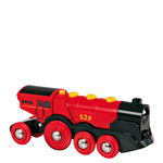 Mighty red action locomotive, Brio