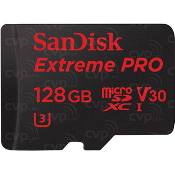 Card de memorie Sandisk microSDXC Extreme Pro, 128 GB, UHS-I, V30, 170 MB/s