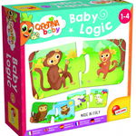 Puzzle pentru bebeluși Lisciani din 12 х 2 piese - Mame și copii