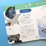 Carte pentru copii - Little wonders puzzle slider books - polar animals, North Parade Publishing