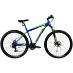 Bicicleta MTB Colinelli COL25, Marimea M, 29 inch, Albastru, Schimbator Shimano ST-EF500 EZ-FIRE PLUS, 24 Viteze, Cadru Aluminiu, Frane pe Disc, Colinelli