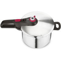 Oala sub presiune TEFAL Secure 5 neo Color, 6l, otel, argintiu