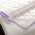 Protecție hipoalergenică pentru saltea cu elastic, tratată cu lavandă,  90x200 cm, Easy Sleep Violet