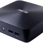 Mini Sistem PC ASUS VivoMini UN65U, Procesor Intel® Core™ i5-7200U 2.50GHz Kaby Lake, 4GB DDR4, 256GB SSD, GMA HD 620, Win 10 Home