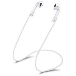 Cablu detasabil Tech-Protect Strap compatibil cu Apple AirPods White