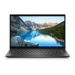 Laptop 2in1 Dell Inspiron 7306 (Procesor Intel® Core™ i7-1165G7 (12M Cache, up to 4.70 GHz), Tiger Lake, 13.3" UHD, Touch, 16GB, 512GB SSD, Intel® Iris® Xe Graphics, Win10 Home, Negru)