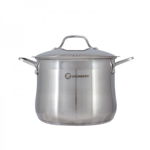 Oala Grunberg,26 cm,11.00 L,Capac sticla,Inox, www.lichidarestoc.com