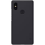 Husa de protectie Nillkin Frosted black si folie pt Xiaomi Mi 8