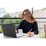 Carcasa laptop Tech-Protect Smartshell compatibila cu MacBook Air 13 inch 2022 Matte Black, TECH-PROTECT