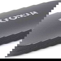 SSD portabil Kioxia Plus, 500GB, USB-C, Gray